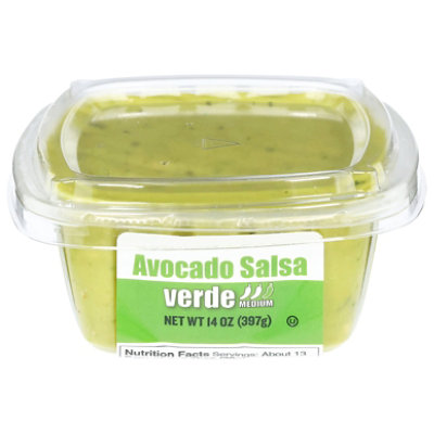 Avocado Salsa Verde - 14 Oz - Image 1