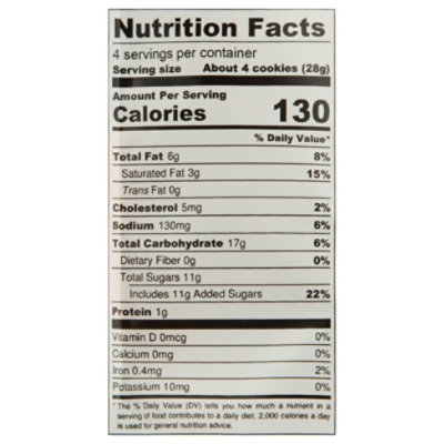 Colletteys Crispy Chocolate Chip Cinnamon Cookies - 4 Oz - Image 3