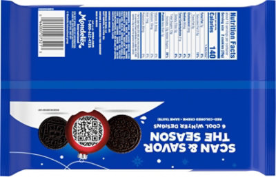OREO Limited Edition Red Creme Chocolate Holiday Sandwich Cookies - 18.71 Oz - Image 6