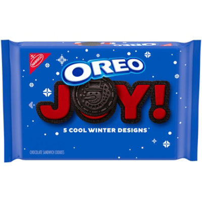 OREO Red Creme Chocolate Holiday Limited Edition Sandwich Cookies - 18.71 Oz - Image 1