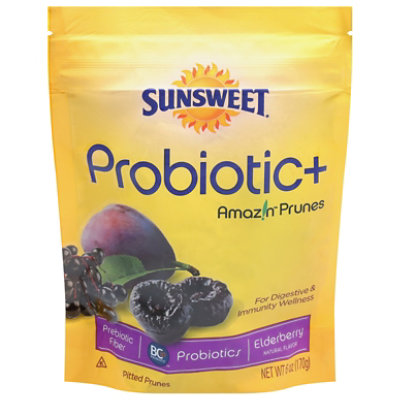 Sunsweet Probiotic Plus Amazin Prunes 6oz - 6 OZ - Image 3