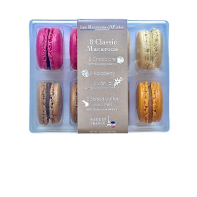 Classic Macarons 8 Count - 3.92 Oz - Image 1