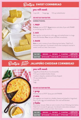 Duncan Hines Dolly Parton's Sweet Cornbread & Muffin Mix, 16 Oz - 16 OZ - Image 6
