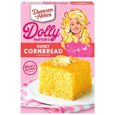 Duncan Hines Dolly Parton's Sweet Cornbread & Muffin Mix, 16 Oz - 16 OZ - Image 1