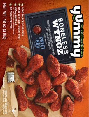 Yummy Sweet Bbq Boneless Wyngz 48 Oz - 48 OZ - Image 6