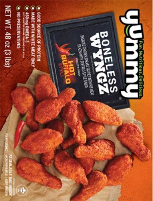 Yummy Hot Buffalo Style Boneless Wyngz 48 Oz - 48 OZ - Image 6