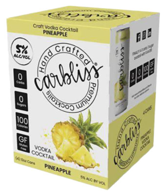 Carbliss Ready To Drink Pineapple - 4-12 Fl. Oz. - Image 1