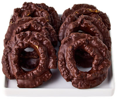 Old Fashion Chocolate Donuts 6 Count - Each - Image 1