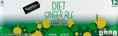 Signature SELECT Diet Ginger Ale Soda - 12-12 Fl. Oz. - Image 2