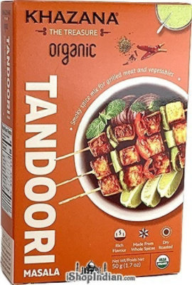 Khazana Organic Tandoori Masala, 1.7 oz box - Image 1