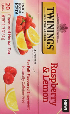 Twining Tea Herbal Raspberry Lemon - 20 CT - Image 4