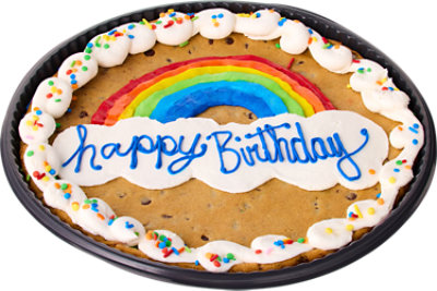 Rainbow Sugar Message Cookie 12 Inch - Each - albertsons