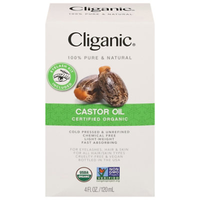 Cliganic Oil Castor - 4 FZ - Image 1