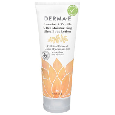 Derma E Body Lotion Shea Jasmine And Vanilla - 8 OZ - Image 1