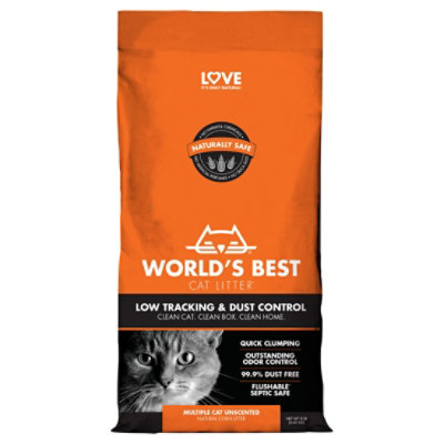 Worlds Best Cat Litter Litter Lw Trk Dust Multi - 8 LB - Image 3