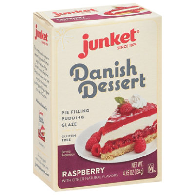 Junket Dessert Raspberry Mix - 4.75 OZ - Image 1