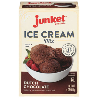 Junket Ice Cream Dutch Choco Mix - 4 OZ - Image 1
