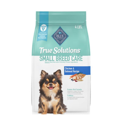 Blue Buffalo True Solutions Small & Mighty Small Breed Adult Dry Dog Food Chicken Bag - 4 Lb - Image 1