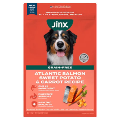 Jinx Salmon Sweet Potato Carrot Grain Free Dog Food - 4 Lb - Image 2