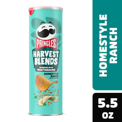 Pringles Harvest Blends Potato Crisps Chips Homestyle Ranch - 5.5 Oz - Image 1