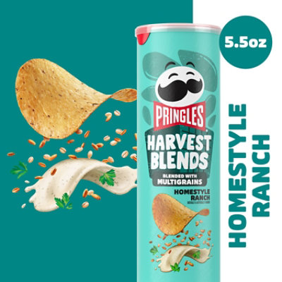 Pringles Harvest Blends Potato Crisps Chips Homestyle Ranch Lunch Snacks - 5.5 Oz - Image 3
