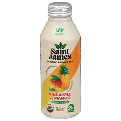 Saint James Green Tea Pineapple Mango - 16 FZ - Image 2