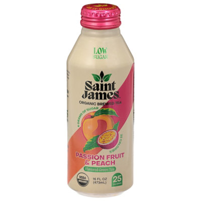 Saint James Green Tea Passion Fruit & Peach - 16 FZ