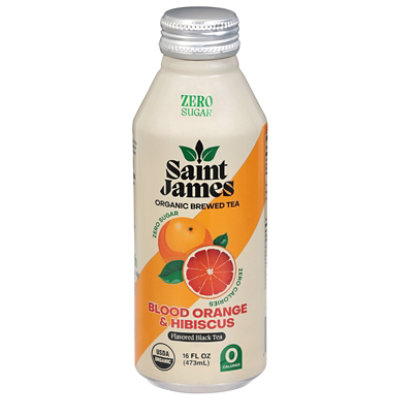 Saint James Black Tea Blood Orange & Hibiscus - 16 FZ - Image 1