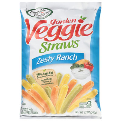 Sensible Portions Chips Veggie Straw Zesty Rnch - 12 OZ - Image 3