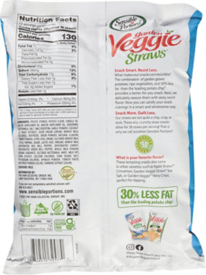 Sensible Portions Chips Veggie Straw Zesty Rnch - 12 OZ - Image 6