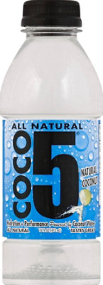 Coco5 Coconut Water Natural 16.9fz - 16.9 FZ - Image 1