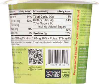 Yishi Oatmeal Matcha Latte - 1.76 OZ - Image 6