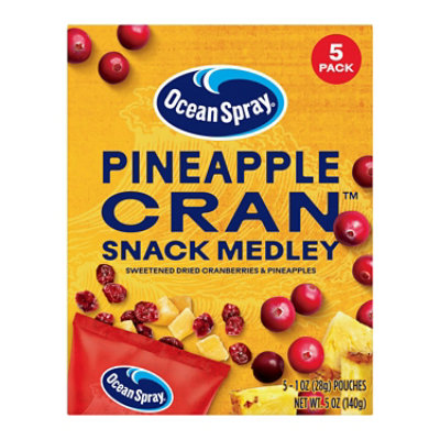 Ocean Spray Snack Medley Pineapple Cran - 5pk/1.0 Oz - 5 OZ