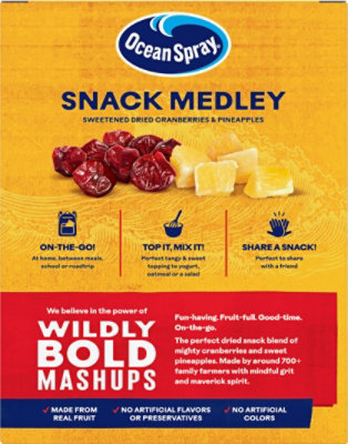 Ocean Spray Snack Medley Pineapple Cran - 5pk/1.0 Oz - 5 OZ - Image 6