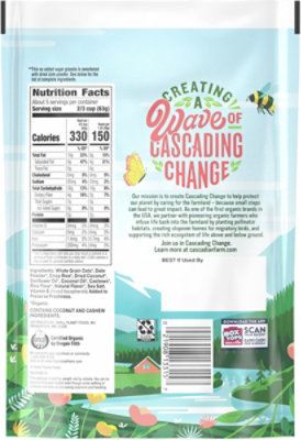 Cascadian Farm Organic No Added Sugar Coconut Cashew Granola - 11 OZ - Image 6