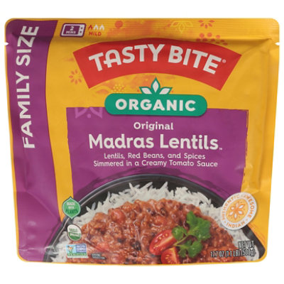 Tasty Bite Lentils Madras Family Size - 17.7 OZ - Image 3