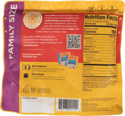 Tasty Bite Lentils Madras Family Size - 17.7 OZ - Image 6