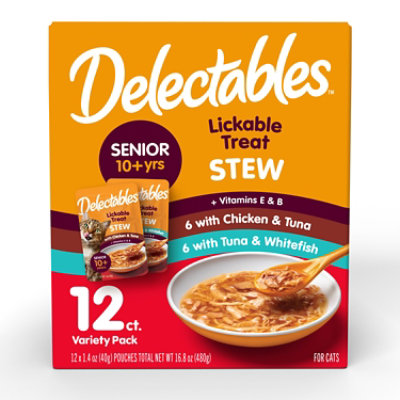 Hartz Delectables Cat Fd Stew Senior Vp - 12-1.4 OZ - Image 2