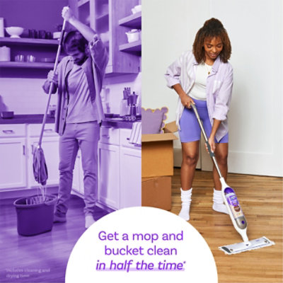 Swiffer Powermop Wood Floor Cleaner Quick Dry Formula Lemon - 25.3 Fl. Oz. - 25.3 FZ - Image 6