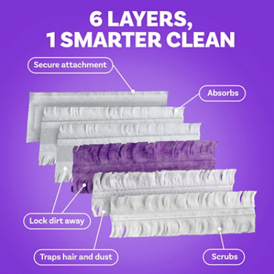 Swiffer Powermop Mopping Pads 5x Cleaning Power - 5 CT - Image 2