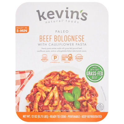 Kevins Beef Bolognese Paleo 12 Oz 12 OZ JewelOsco