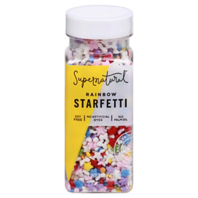 Supernatural Sprinkles Rainbow Starfetti - 3 OZ - Image 3