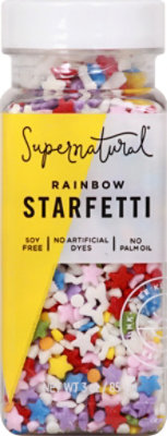 Supernatural Sprinkles Rainbow Starfetti - 3 OZ - Image 2