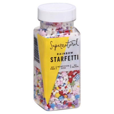 Supernatural Sprinkles Rainbow Starfetti - 3 OZ - Image 1