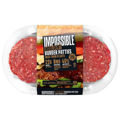 Impossible Burger Patties Made From Plants - 10.66OZ - Image 1