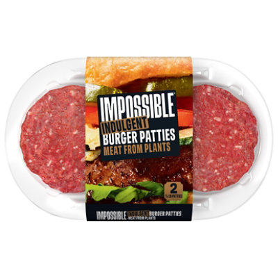 Impossible Burger Patties Made From Plants - 10.66OZ - Image 1