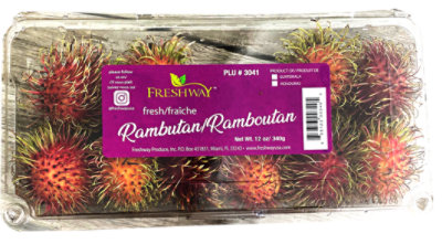 Rambutan Clamshell - 12 OZ - Image 1