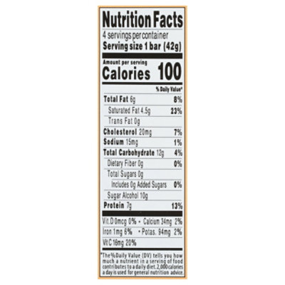 Clio Bars Yogurt Vanilla Zero Sugar - 5.93 OZ - Image 4