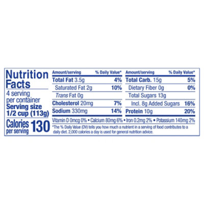 Lactaid Cottage Cheese With Pineapples, 16 Oz - 16 OZ - Image 3