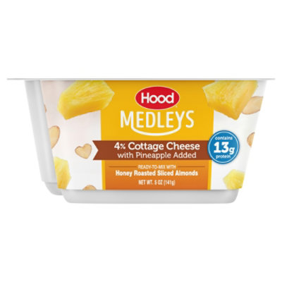 Hood Cottage Cheese Medleys Pineapple With Honey Roasted Almonds - 5 OZ - Image 3